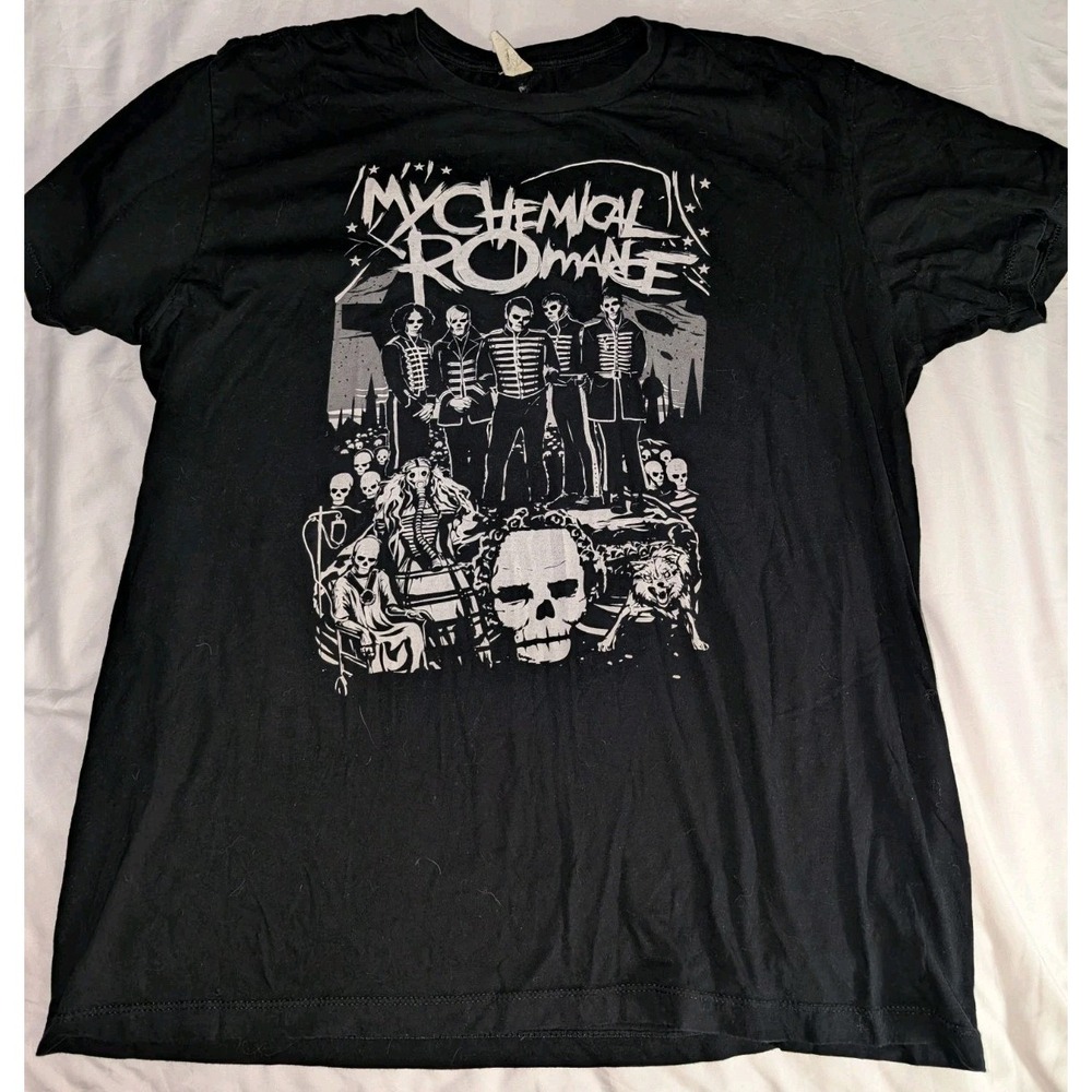 My Chemical Romance Adult XL Black Short Sleeve Graphic Print T-Shirt
